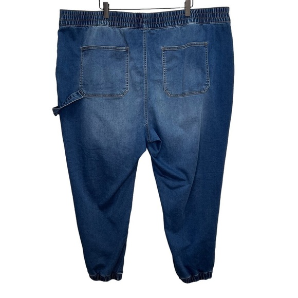 Pennington’s Medium Wash Knit-Like Denim Jogger, 1948 Fit - d/C JEANS Size 3x - Picture 6 of 15